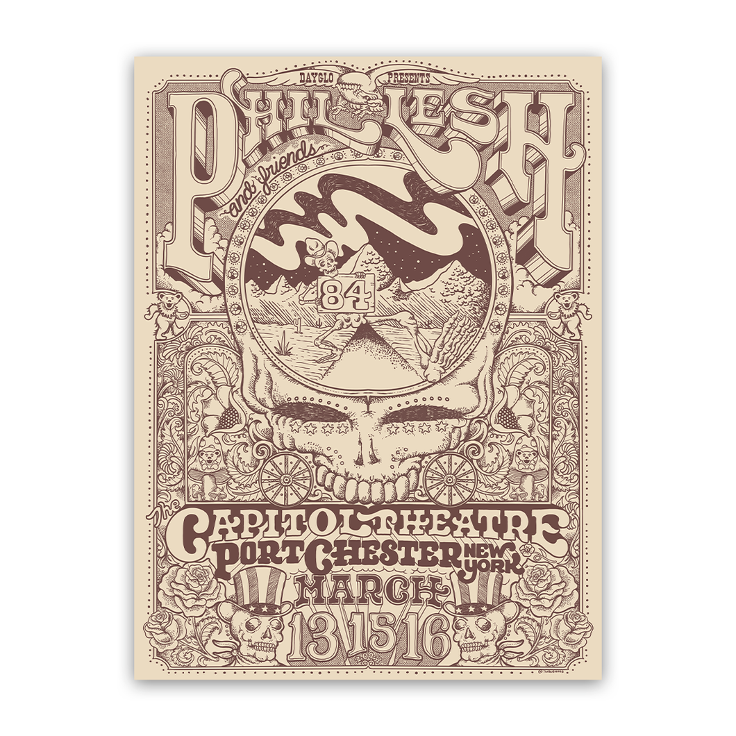 Phil Lesh & Friends Poster by Taylor Rushing | March 2024
